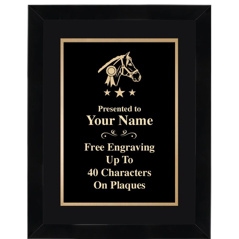 11X14"BLCK WOOD OMEGA FRAME PL