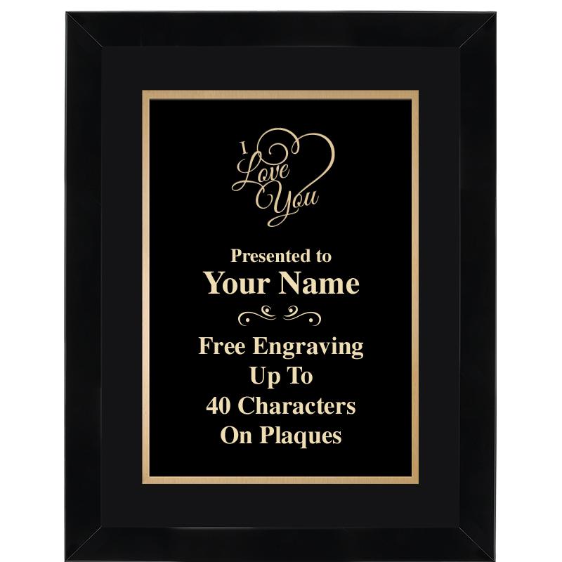 11X14"BLCK WOOD OMEGA FRAME PL