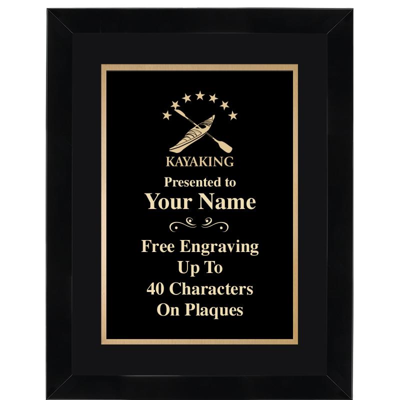 11X14"BLCK WOOD OMEGA FRAME PL