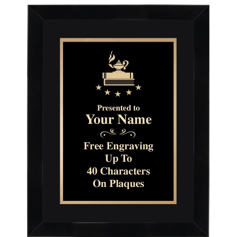 11X14"BLCK WOOD OMEGA FRAME PL