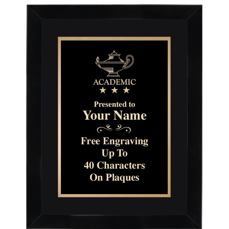 11X14"BLCK WOOD OMEGA FRAME PL