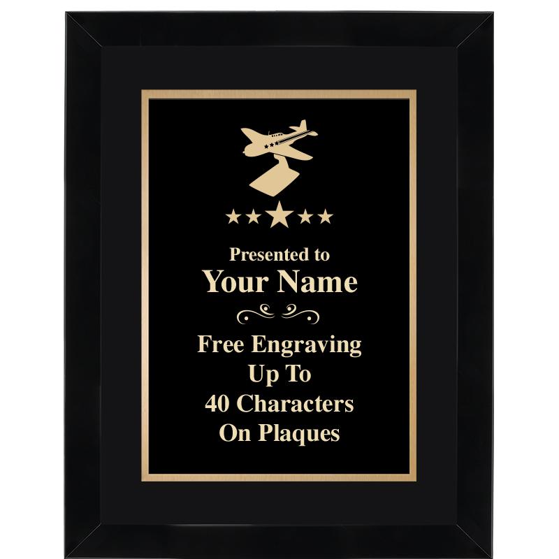 11X14"BLCK WOOD OMEGA FRAME PL