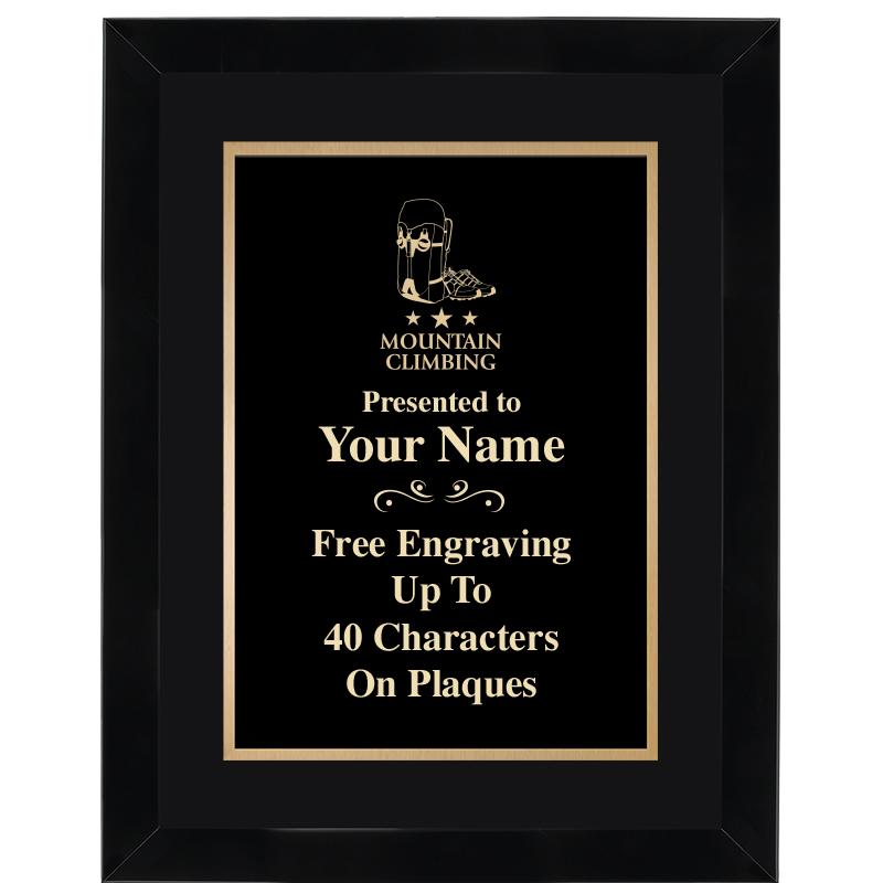 11X14"BLCK WOOD OMEGA FRAME PL