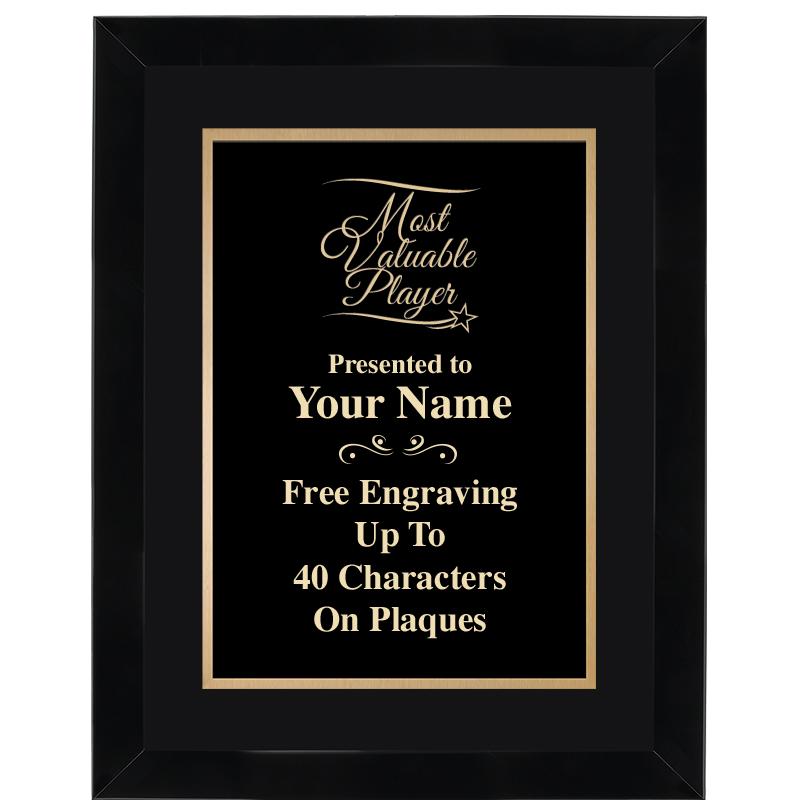 11X14"BLCK WOOD OMEGA FRAME PL