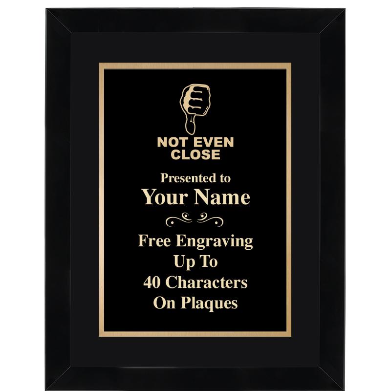 11X14"BLCK WOOD OMEGA FRAME PL