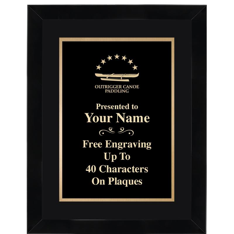 11X14"BLCK WOOD OMEGA FRAME PL