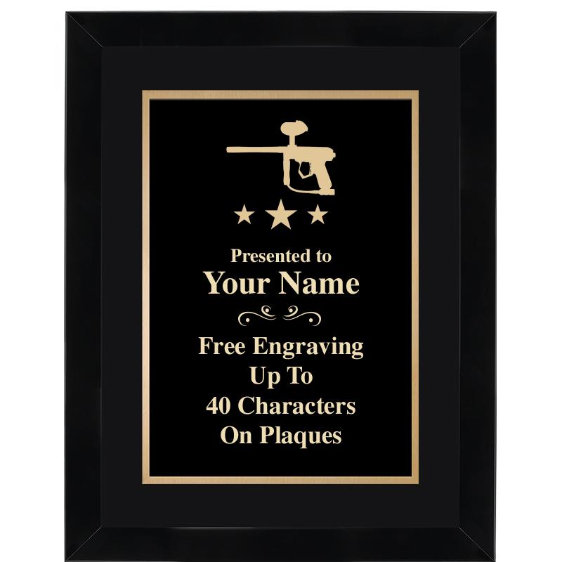 11X14"BLCK WOOD OMEGA FRAME PL