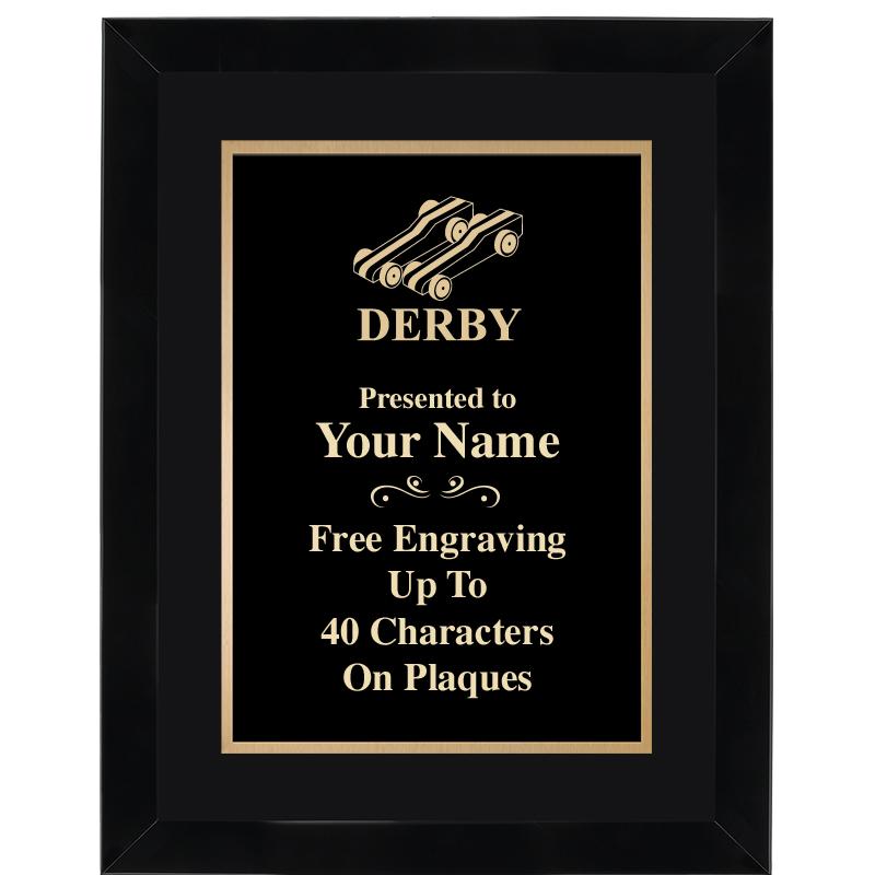 11X14"BLCK WOOD OMEGA FRAME PL