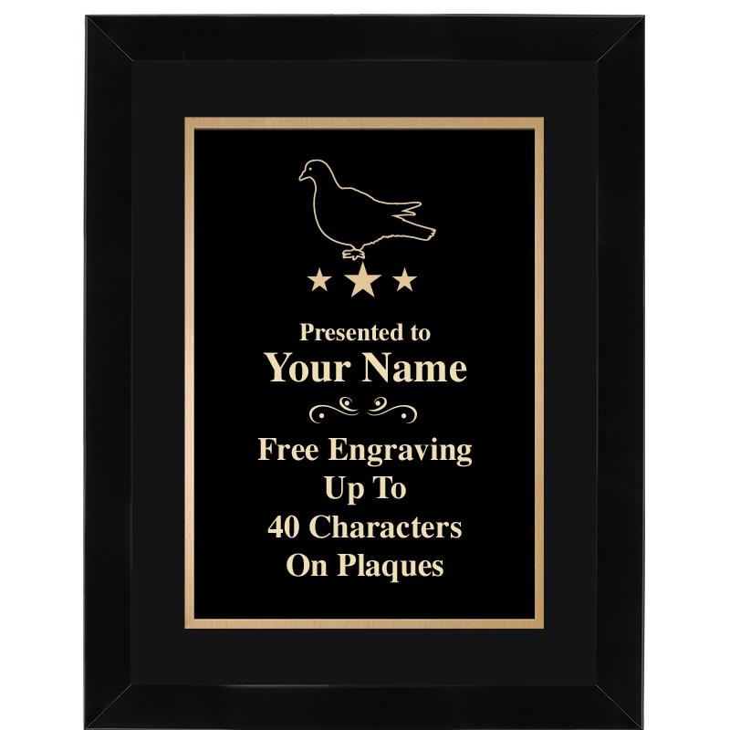 11X14"BLCK WOOD OMEGA FRAME PL