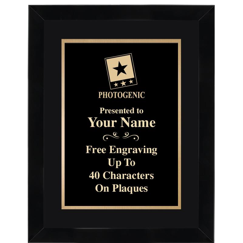 11X14"BLCK WOOD OMEGA FRAME PL