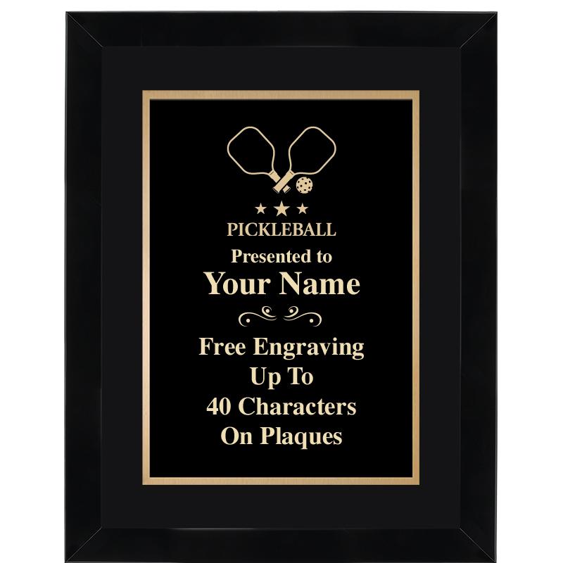 11X14"BLCK WOOD OMEGA FRAME PL