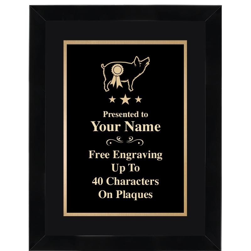 11X14"BLCK WOOD OMEGA FRAME PL