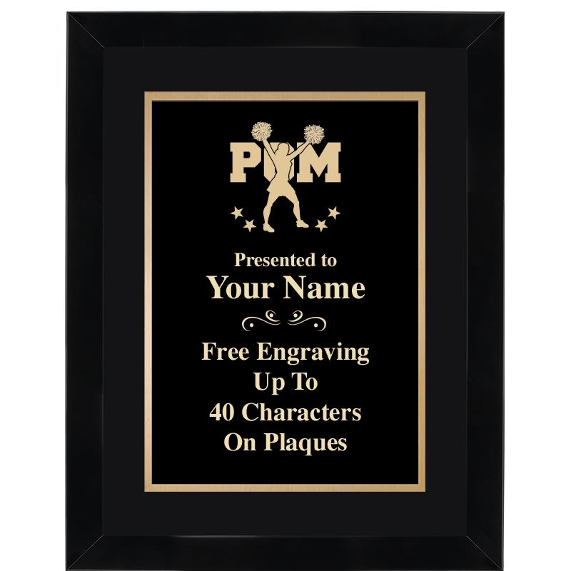 11X14"BLCK WOOD OMEGA FRAME PL