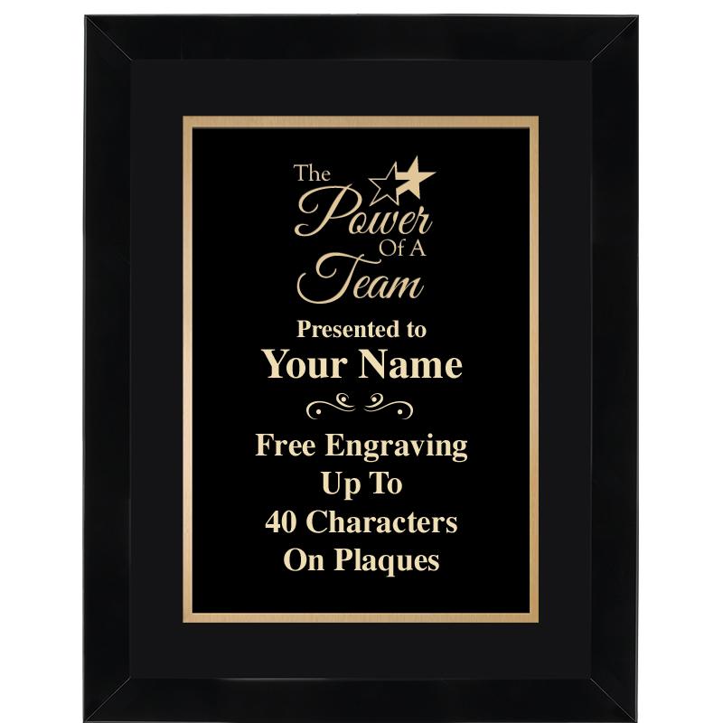 11X14"BLCK WOOD OMEGA FRAME PL