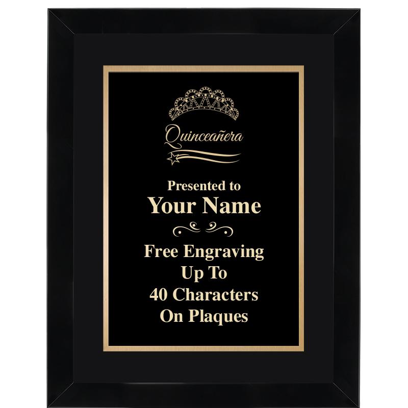 11X14"BLCK WOOD OMEGA FRAME PL