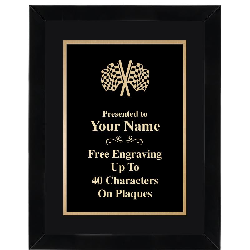 11X14"BLCK WOOD OMEGA FRAME PL