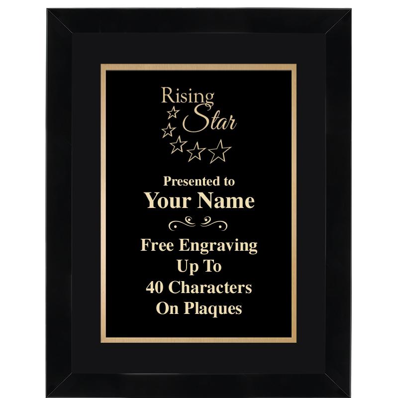 11X14"BLCK WOOD OMEGA FRAME PL