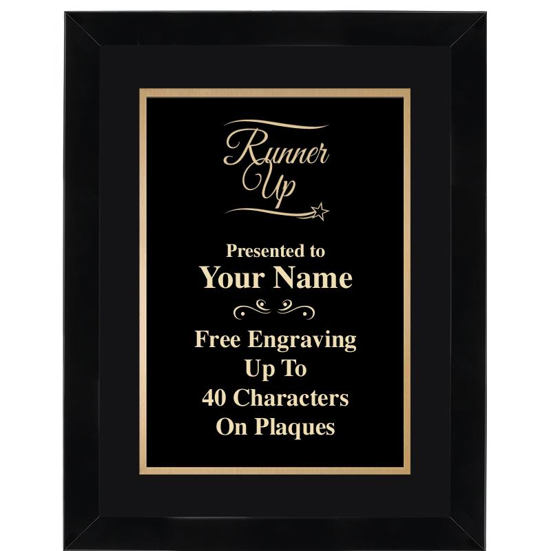 11X14"BLCK WOOD OMEGA FRAME PL