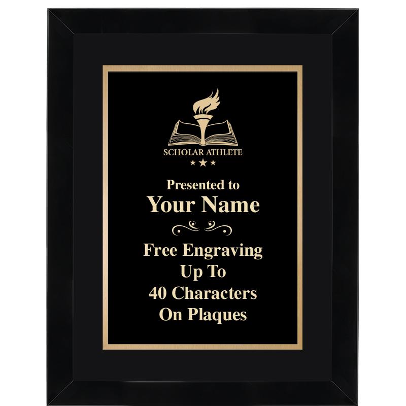 11X14"BLCK WOOD OMEGA FRAME PL