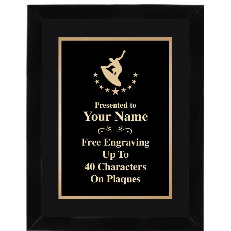 11X14"BLCK WOOD OMEGA FRAME PL