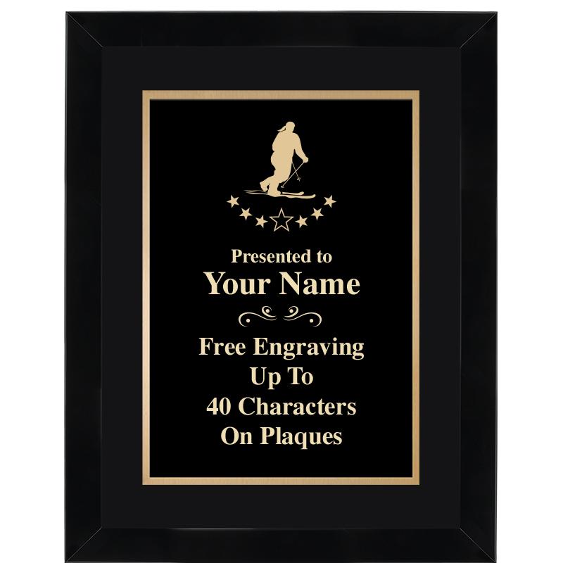 11X14"BLCK WOOD OMEGA FRAME PL