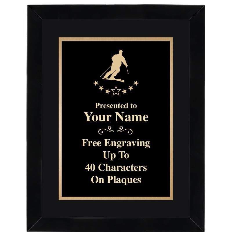 11X14"BLCK WOOD OMEGA FRAME PL