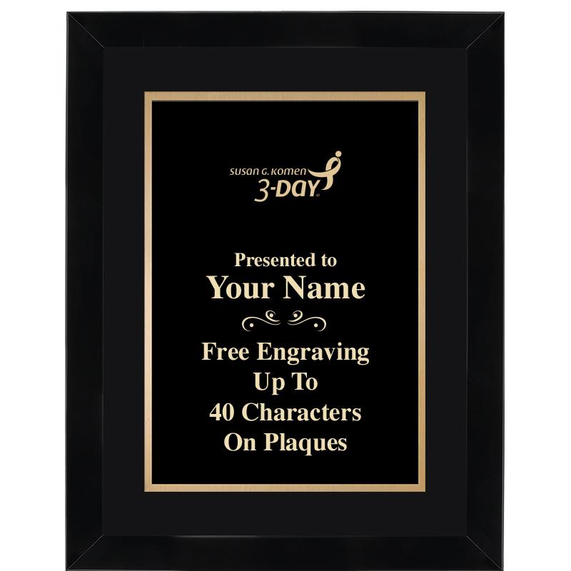 11X14"BLCK WOOD OMEGA FRAME PL