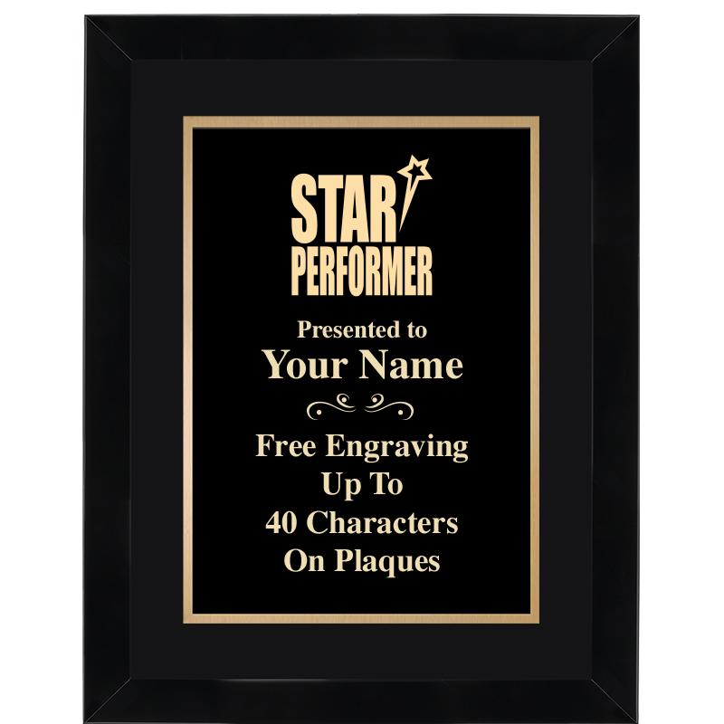 11X14"BLCK WOOD OMEGA FRAME PL