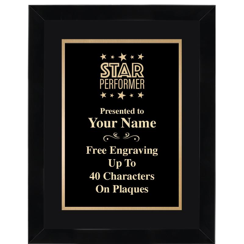 11X14"BLCK WOOD OMEGA FRAME PL