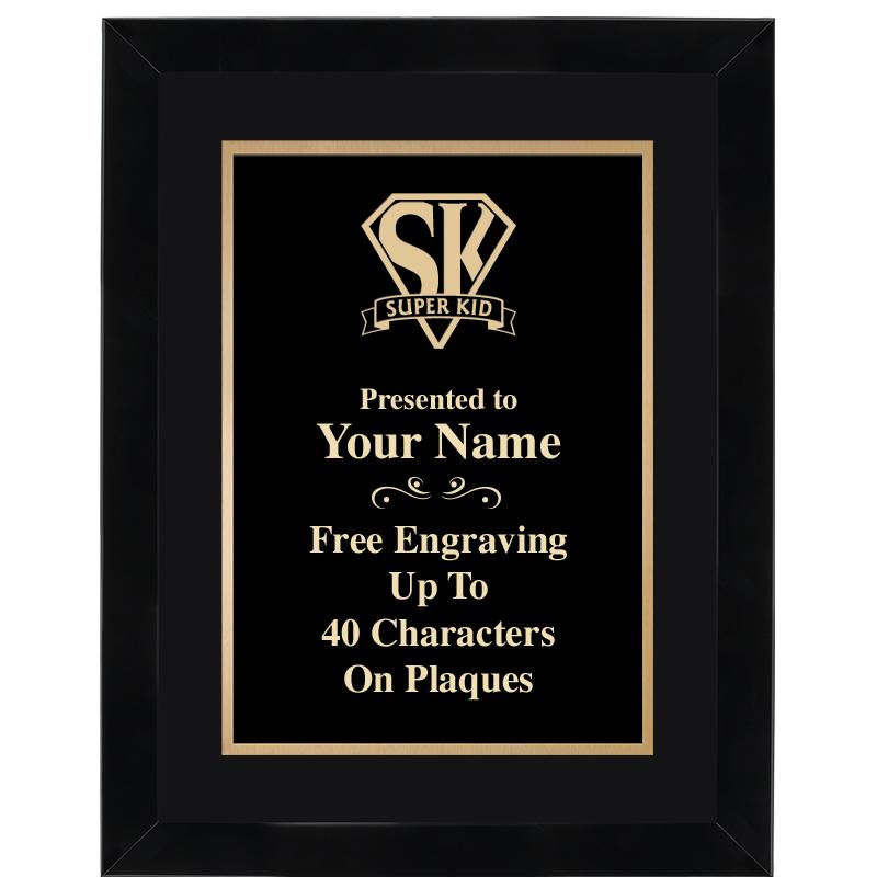 11X14"BLCK WOOD OMEGA FRAME PL