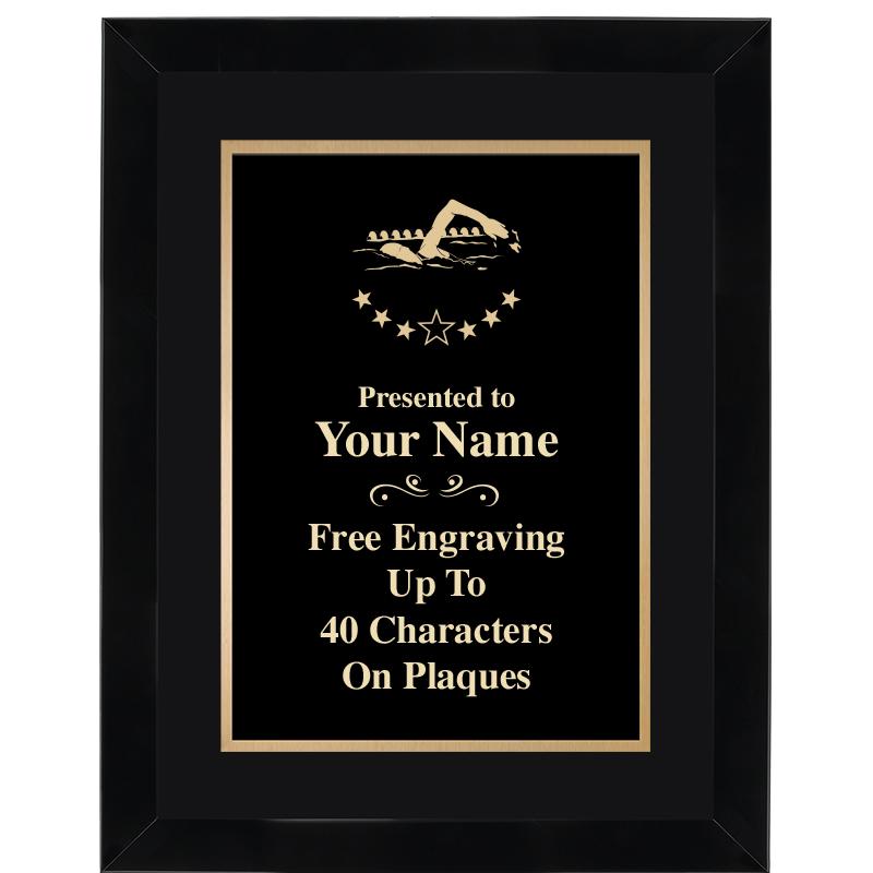 11X14"BLCK WOOD OMEGA FRAME PL