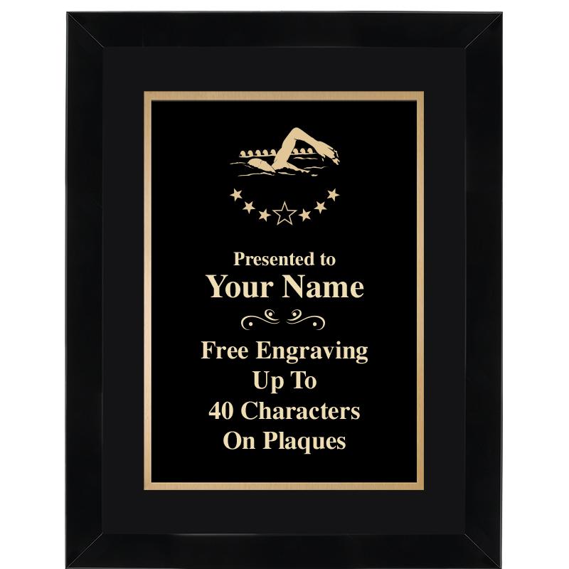 11X14"BLCK WOOD OMEGA FRAME PL