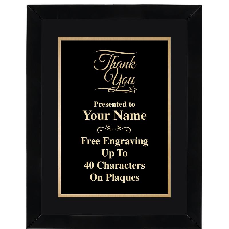 11X14"BLCK WOOD OMEGA FRAME PL