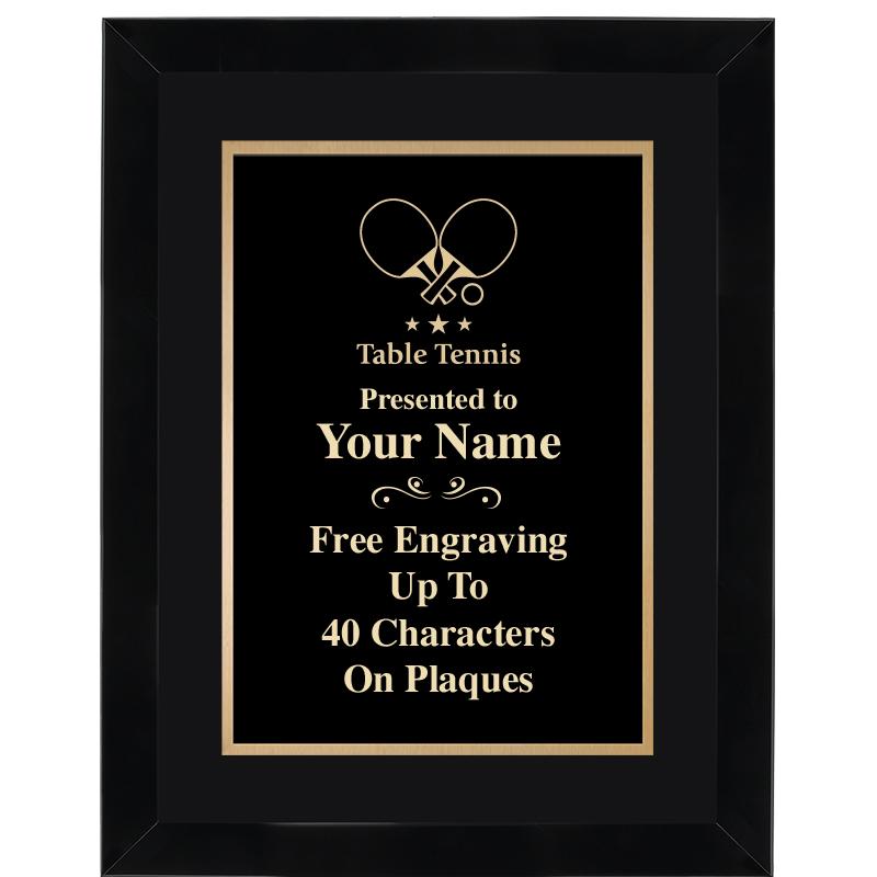 11X14"BLCK WOOD OMEGA FRAME PL