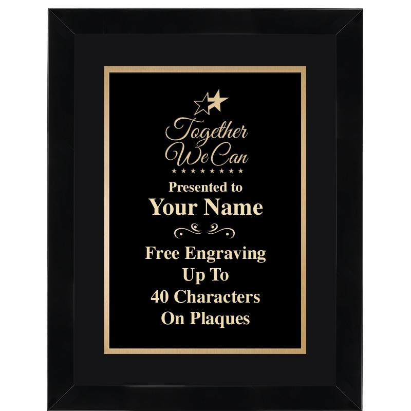 11X14"BLCK WOOD OMEGA FRAME PL