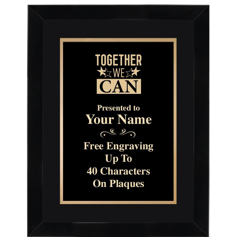 11X14"BLCK WOOD OMEGA FRAME PL