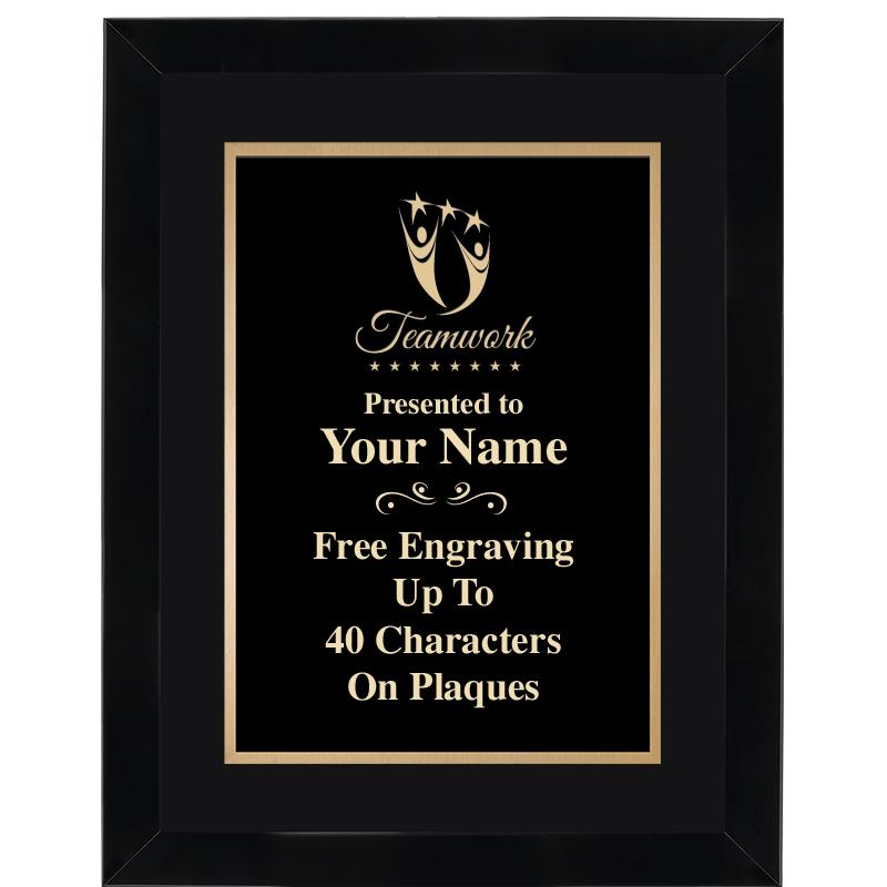 11X14"BLCK WOOD OMEGA FRAME PL