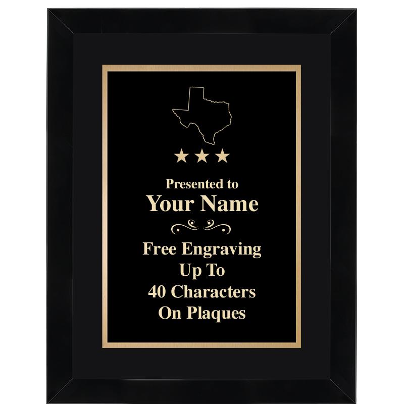 11X14"BLCK WOOD OMEGA FRAME PL