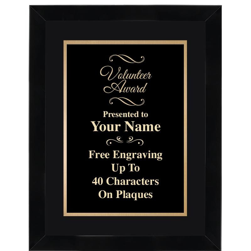 11X14"BLCK WOOD OMEGA FRAME PL