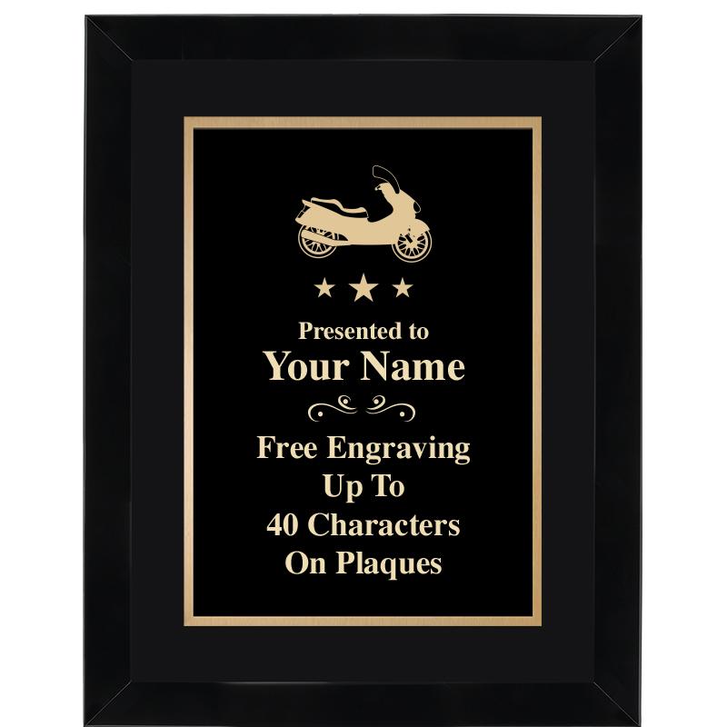 11X14"BLCK WOOD OMEGA FRAME PL