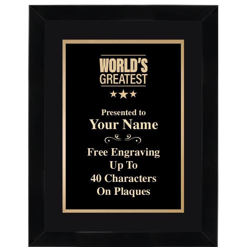 11X14"BLCK WOOD OMEGA FRAME PL