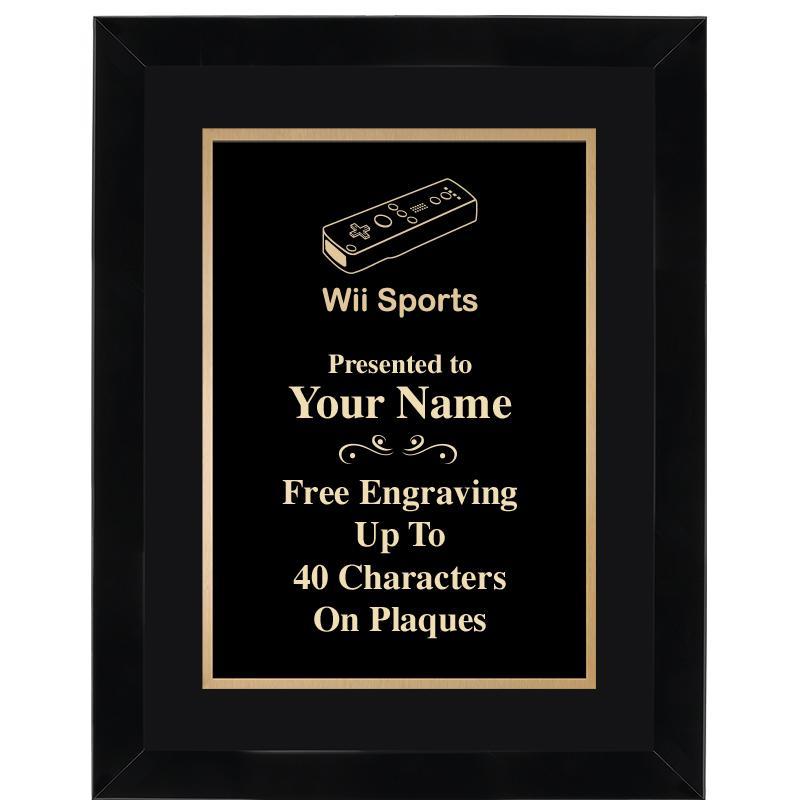 11X14"BLCK WOOD OMEGA FRAME PL