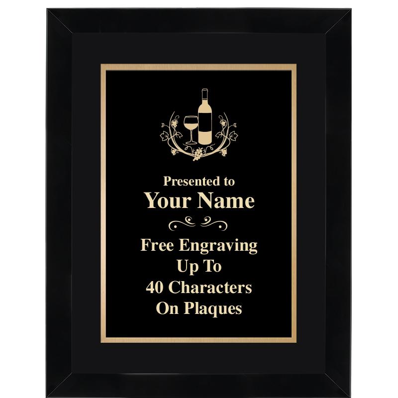 11X14"BLCK WOOD OMEGA FRAME PL