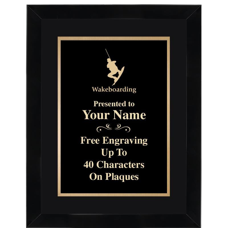 11X14"BLCK WOOD OMEGA FRAME PL