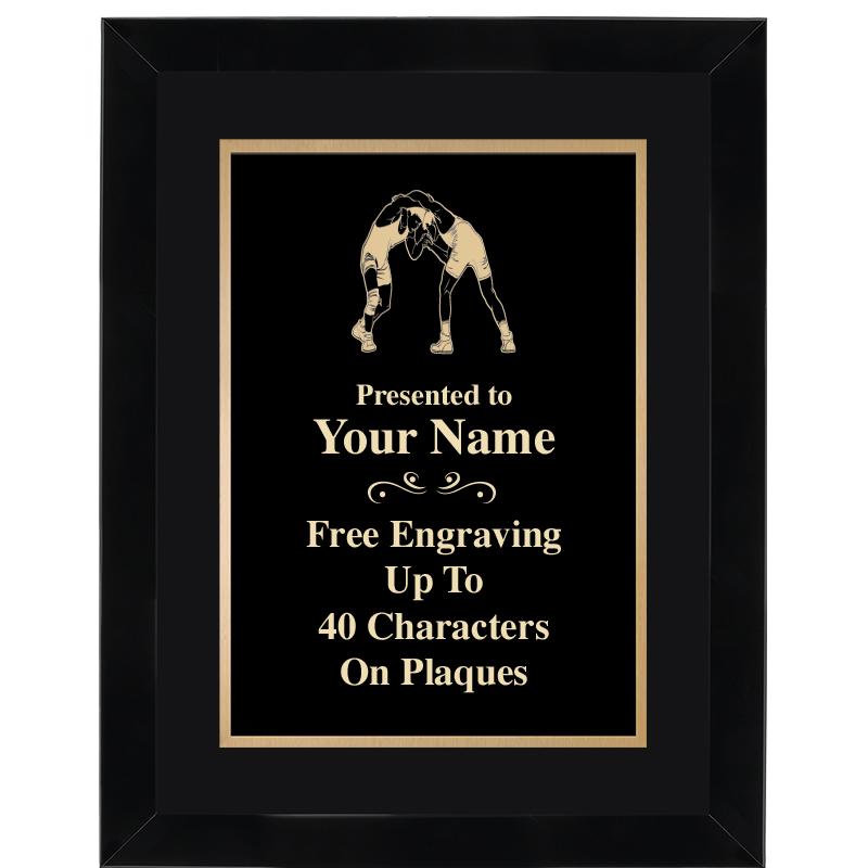 11X14"BLCK WOOD OMEGA FRAME PL