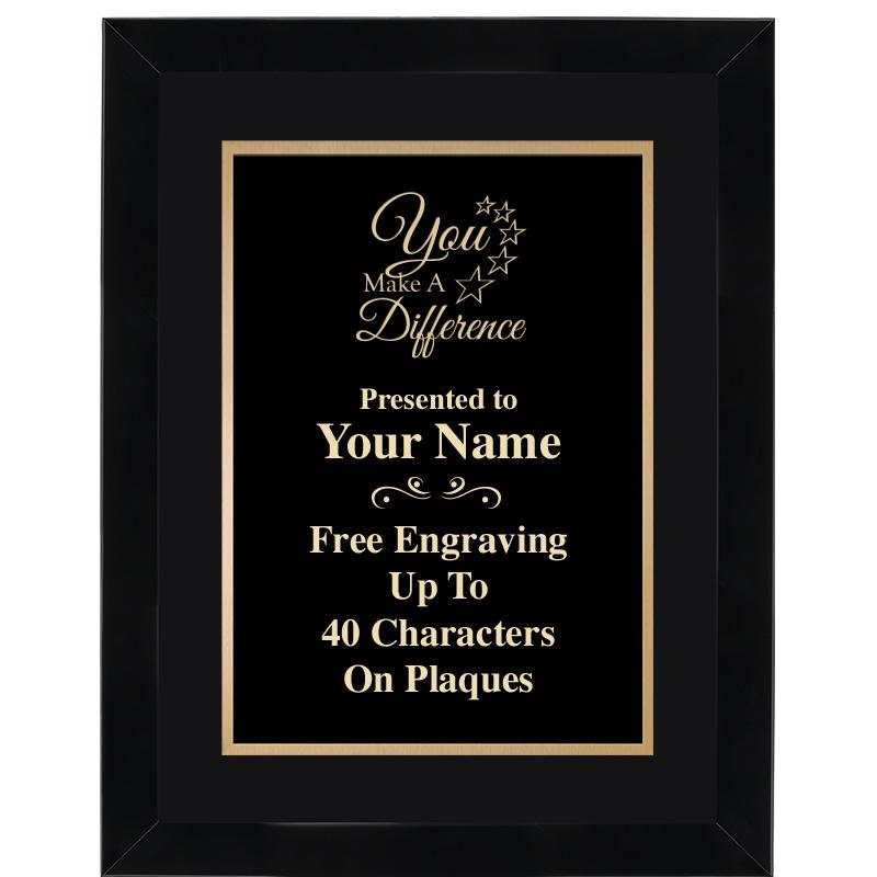 11X14"BLCK WOOD OMEGA FRAME PL