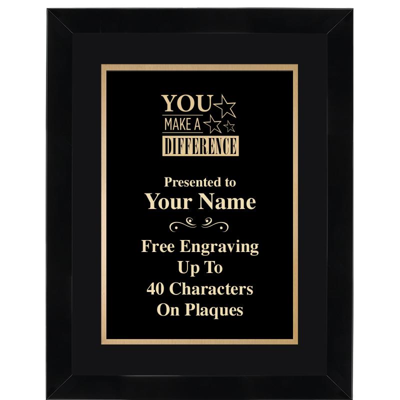 11X14"BLCK WOOD OMEGA FRAME PL