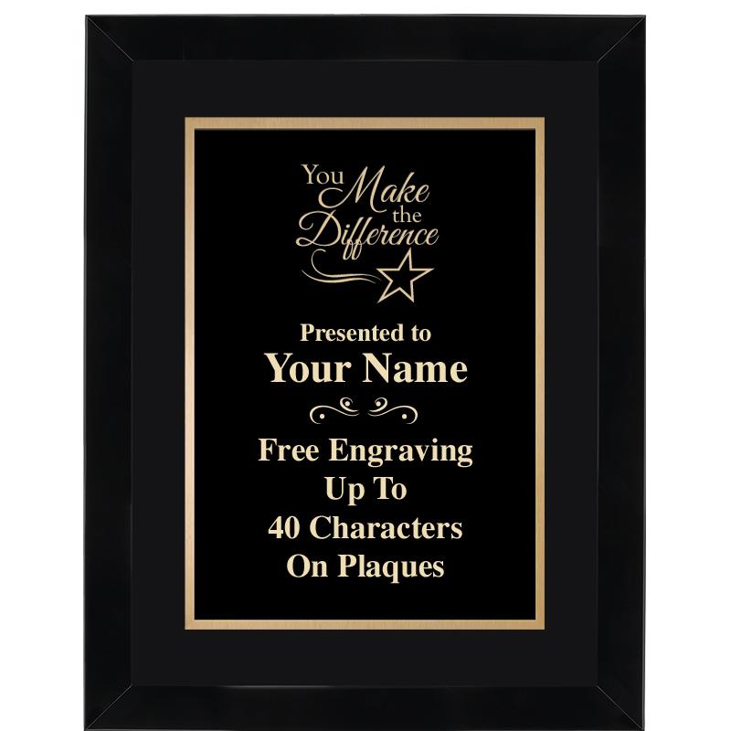 11X14"BLCK WOOD OMEGA FRAME PL