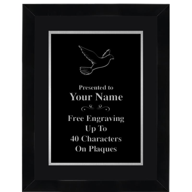 11X14 BLK WD OMEGA FRAME PL SV