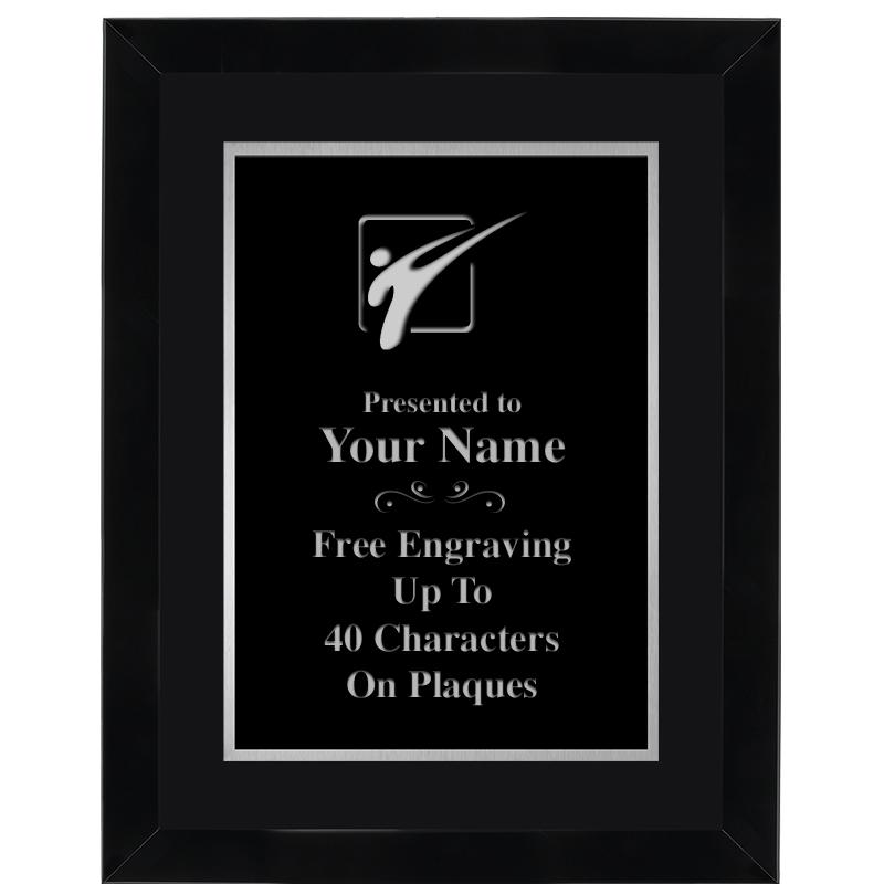 11X14 BLK WD OMEGA FRAME PL SV